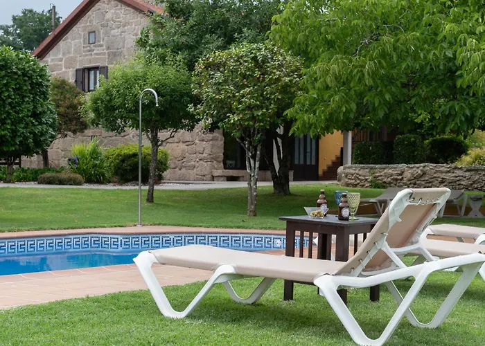 빌라 With A Pool Rias Baixas *